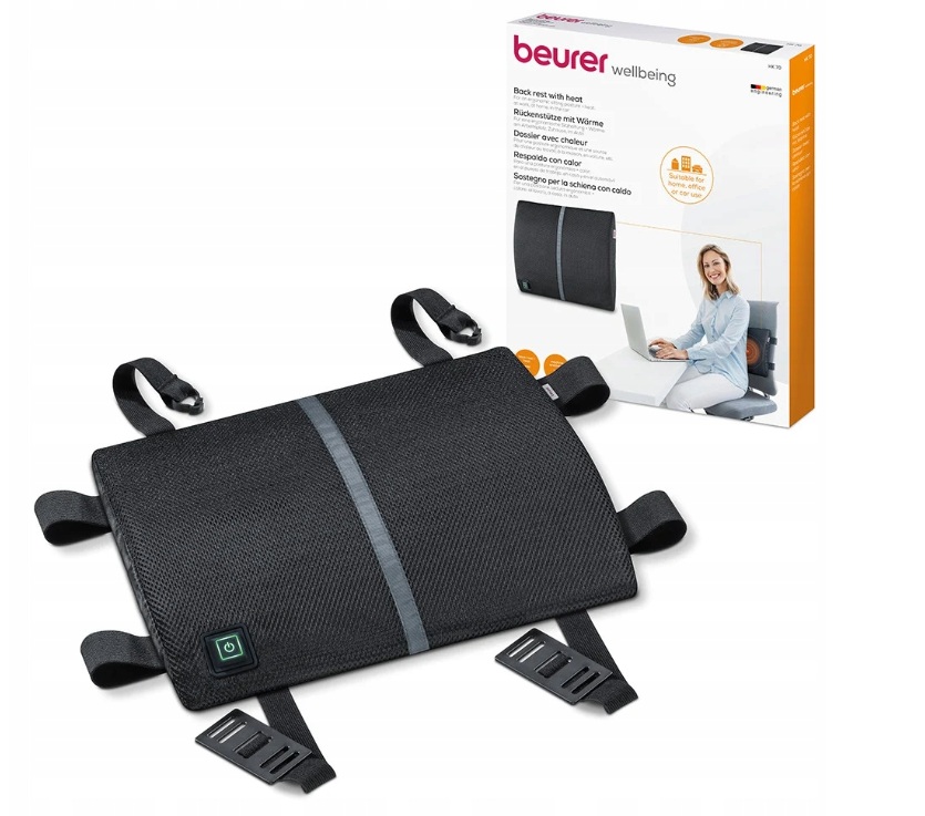 Pas elektryczny pas biodrowy Poduszka beurer Hk 70 czarny 20 W