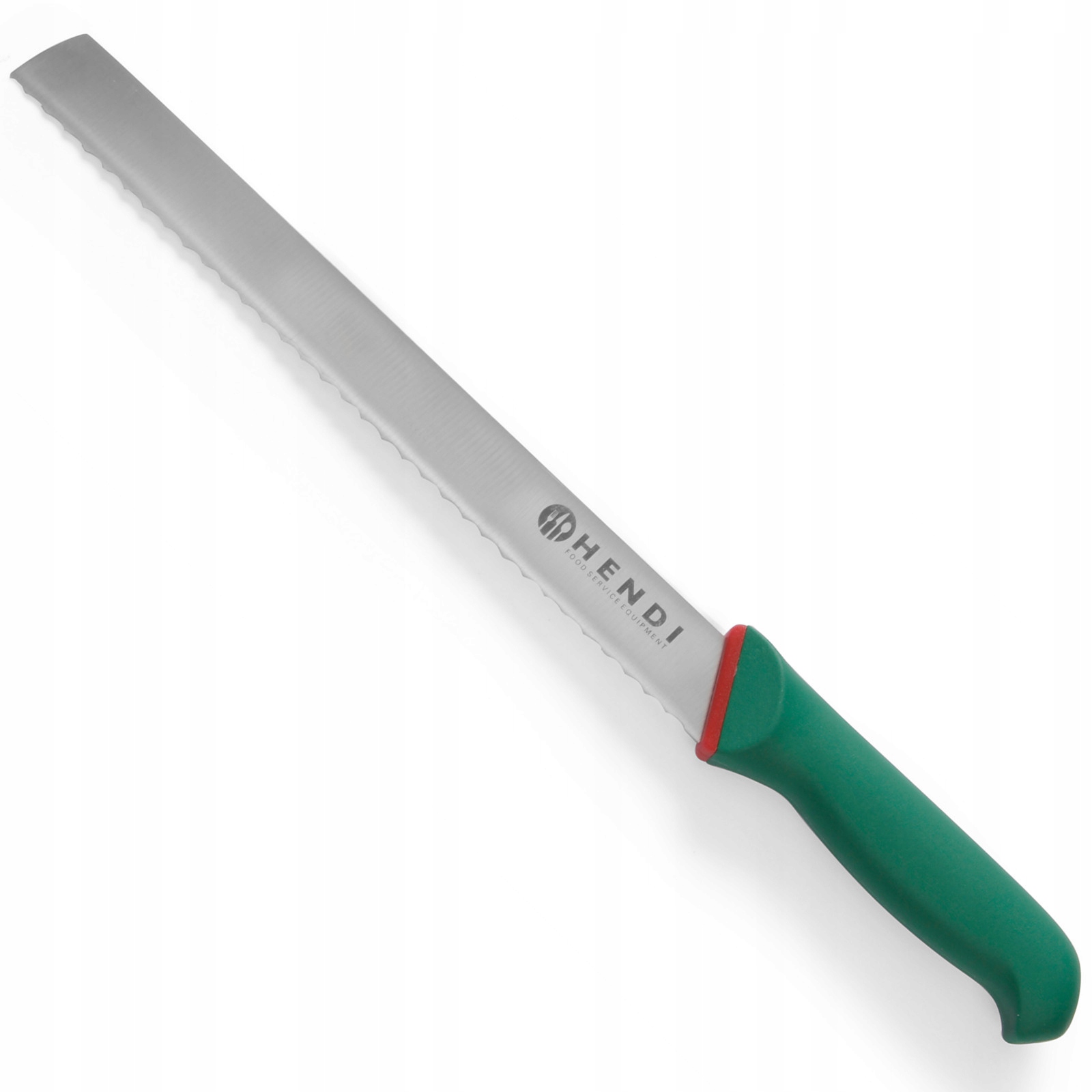 Nůž na chléb a pečivo zoubkovaný Green Line, délka 380 mm Hendi 843888