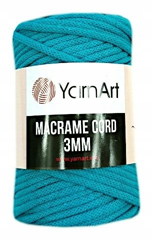 YarnArt Macrame Cord 3mm 783 szmaragdowy