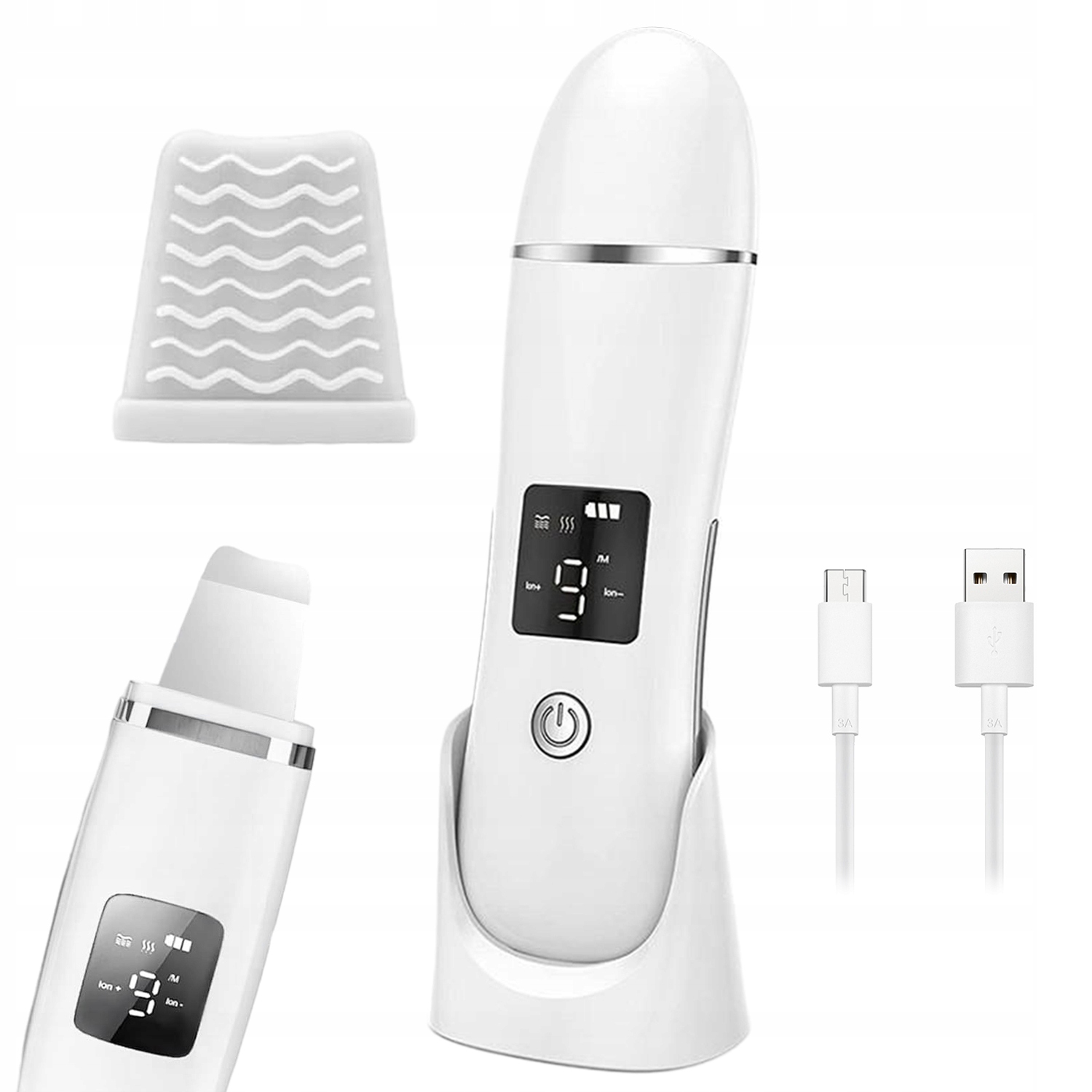 Masážní Přístroj Mezoterapie Ultrazvuk Pro Krásu Černých Teček Póry Usb
