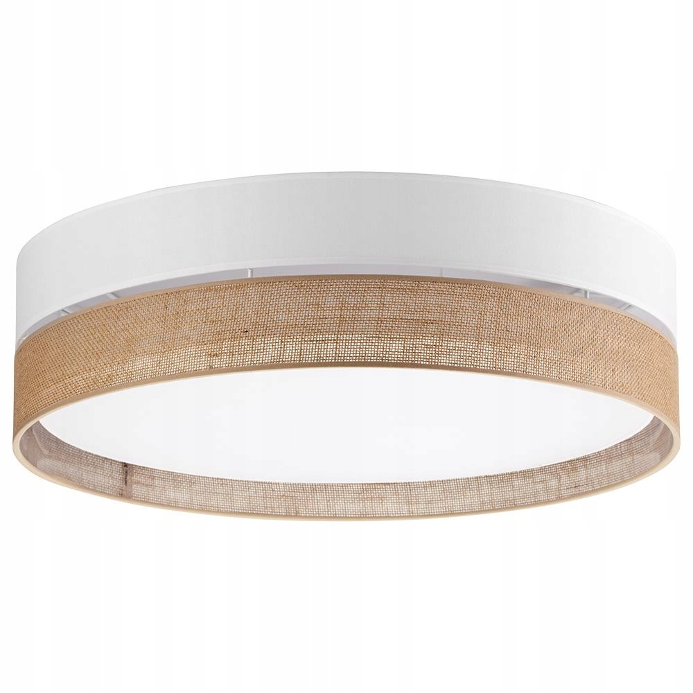 Stropné svietidlo Linobianco jutový prírodný Boho