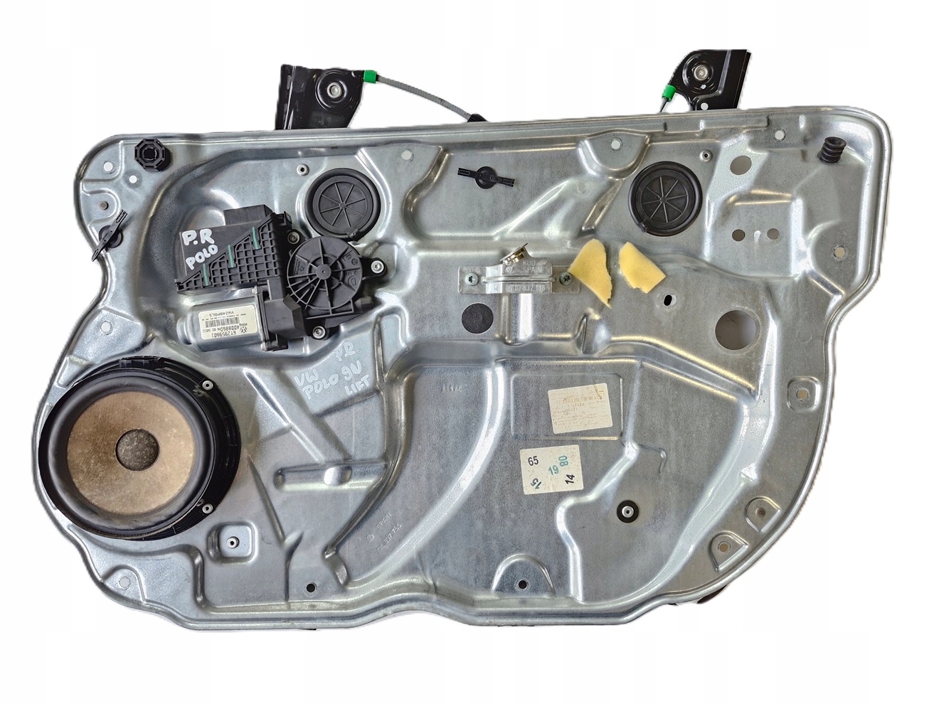 VW POLO 9N MK IV LIFT PODNOSNIK SZYB PRZEDNI PRAWY KPL 6Y2959801 5 DRZWI