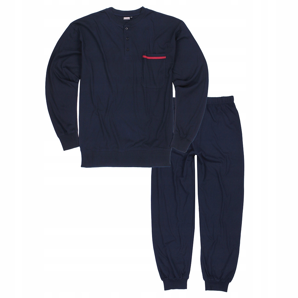 Adamo pyžamo pánské 119268 nadměrná velikost 5XL tmavě modrá