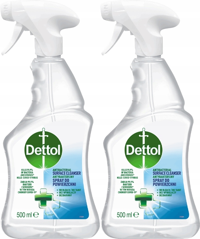 

Dettol Antybakteryjny spray do powierzchni 2x500ml