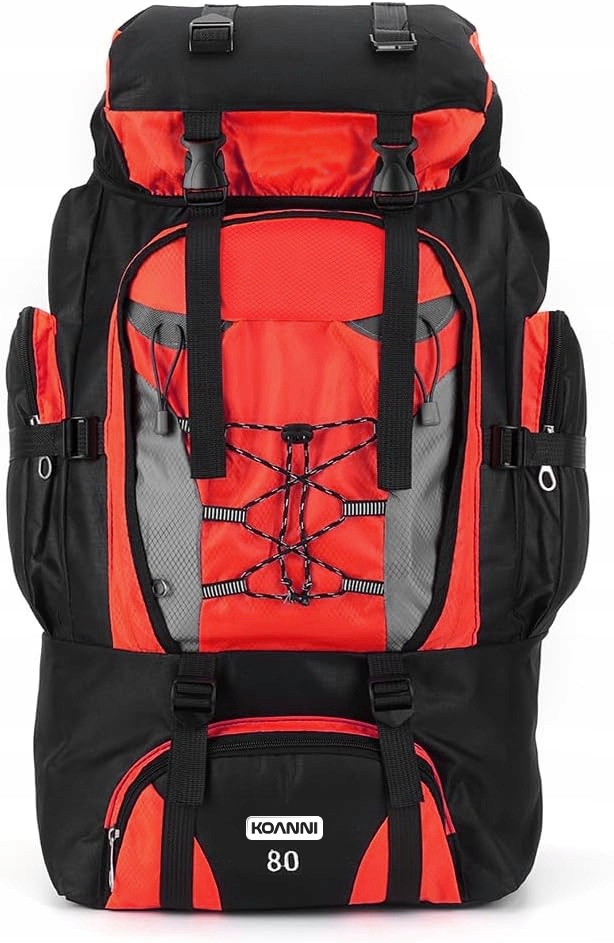 Plecak Turystyczny Wodoodporny 80L Trekkingowy Duży Lekki Survival Biwak