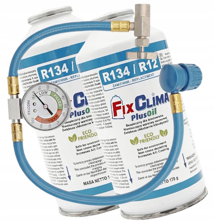 Комплект для наповнення кондиціонера R134a 340G FIXC