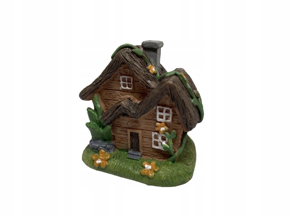 DOMEK BRĄZOWY PODWÓJNY FIGURKA CHATKA DOMKI DOM Kod producenta 22