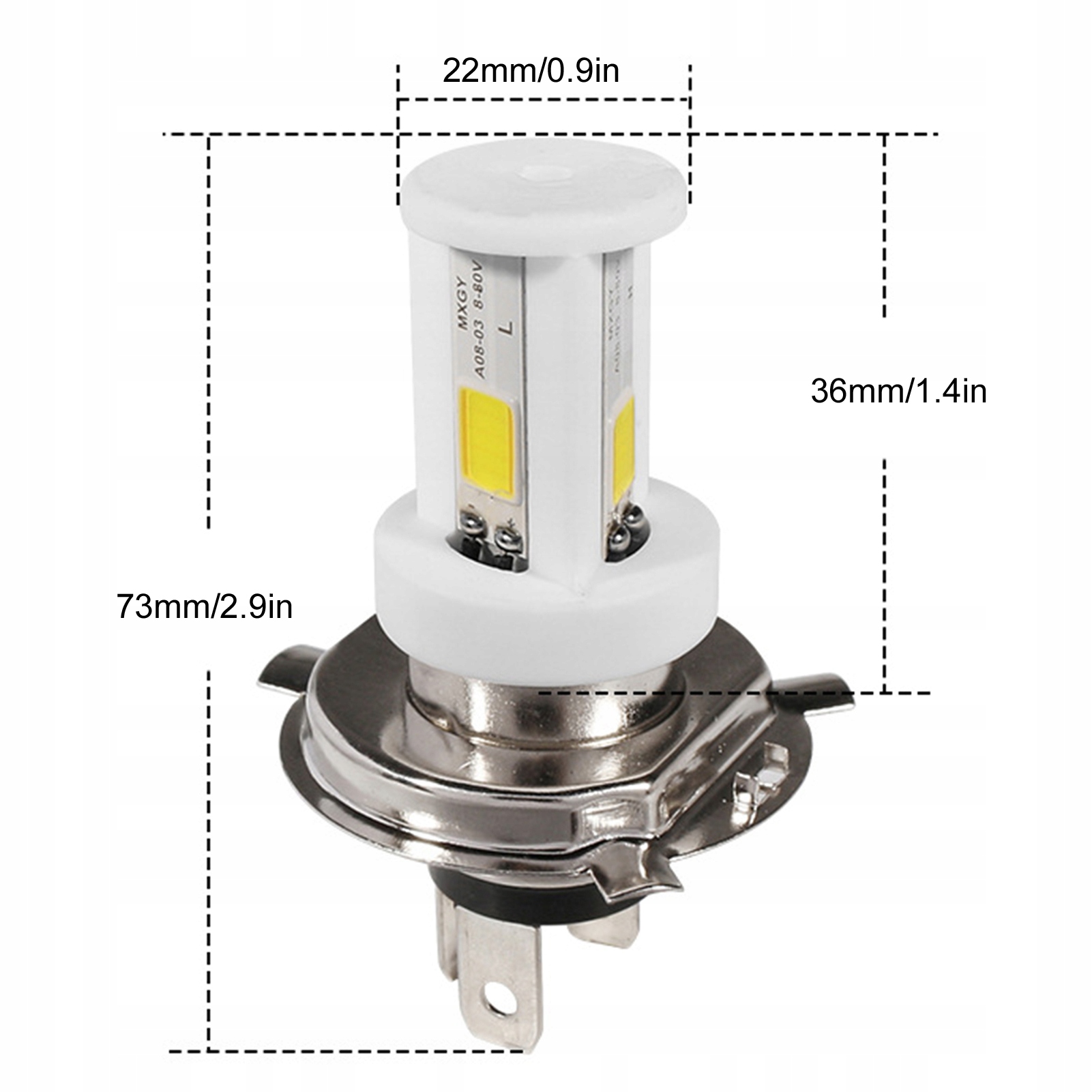 ŻARÓWKA LED DO REFLEKTORÓW MOTOCYKLOWYCH EAN (GTIN) 7612461280759