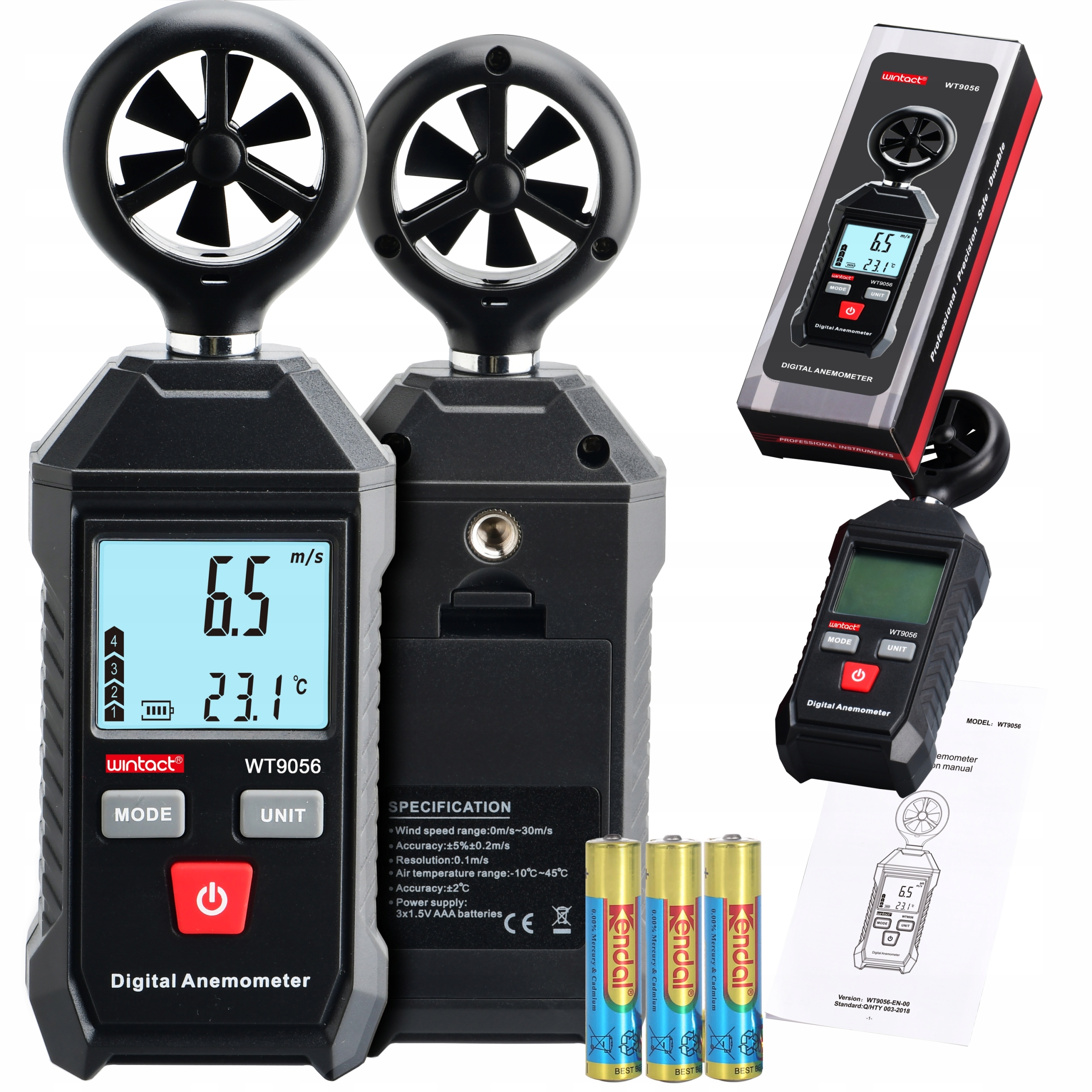 Анемометр Wintact WT9056