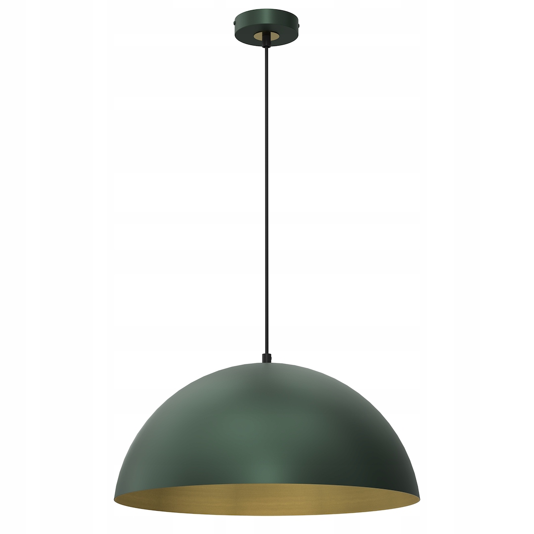Závesná lampa Beta Green/gold 1xE27 45 cm