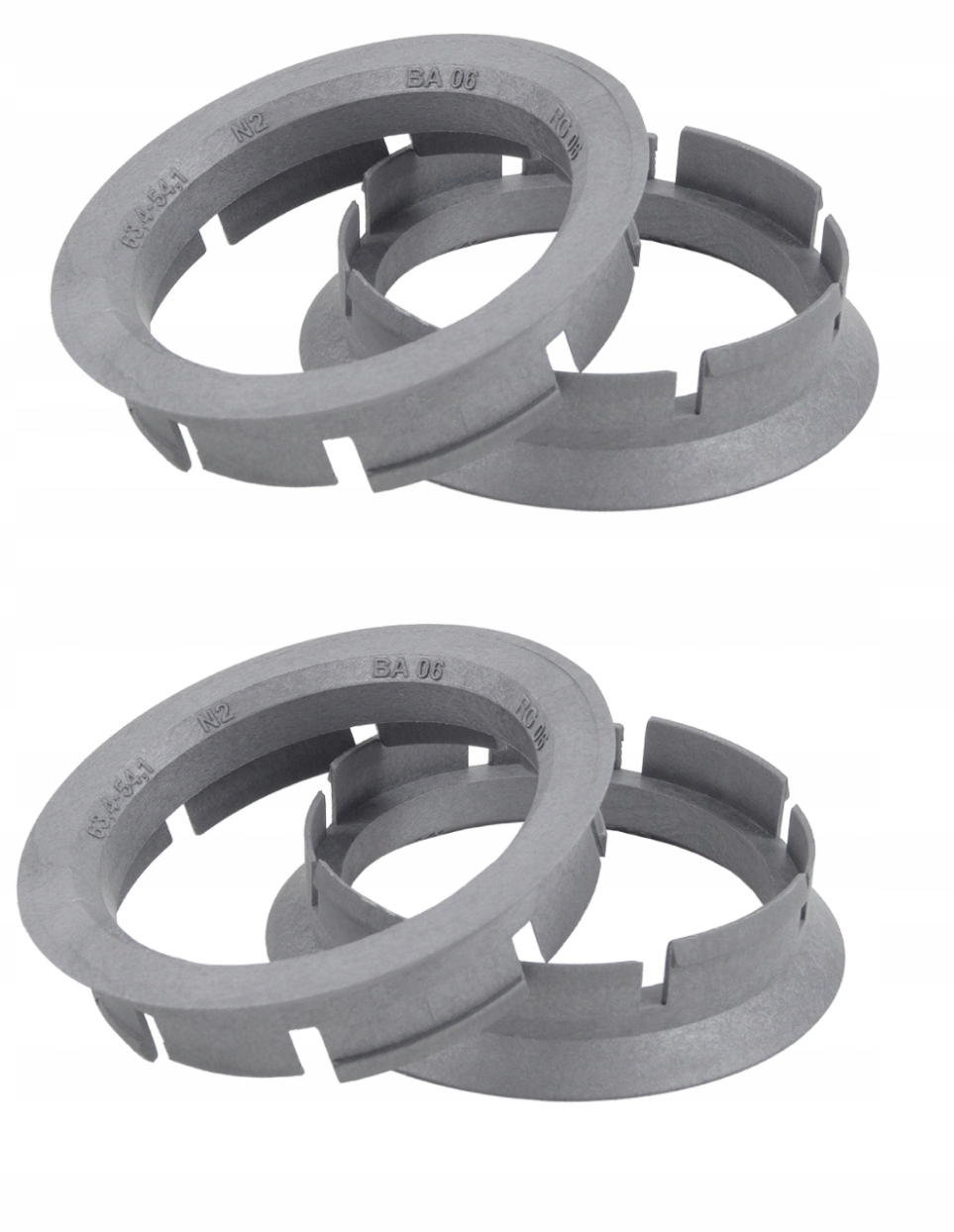 

4x Pierścienie Centrujące Do Felg 63,4 na 54,1 mm