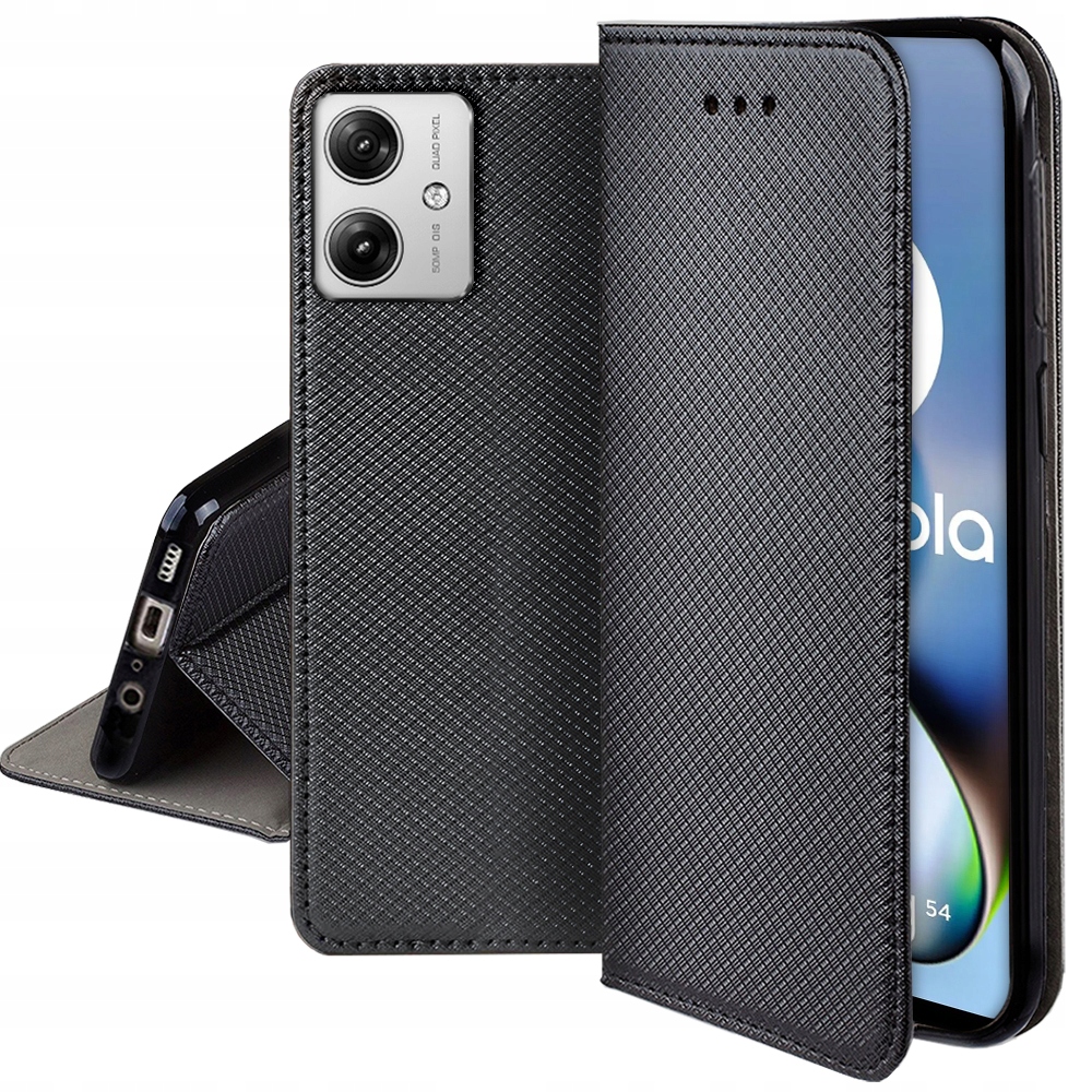 ETUI do MOTOROLA MOTO G54 5G / G54 5G Power Edition MAGNET PORTFEL + SZKŁO
