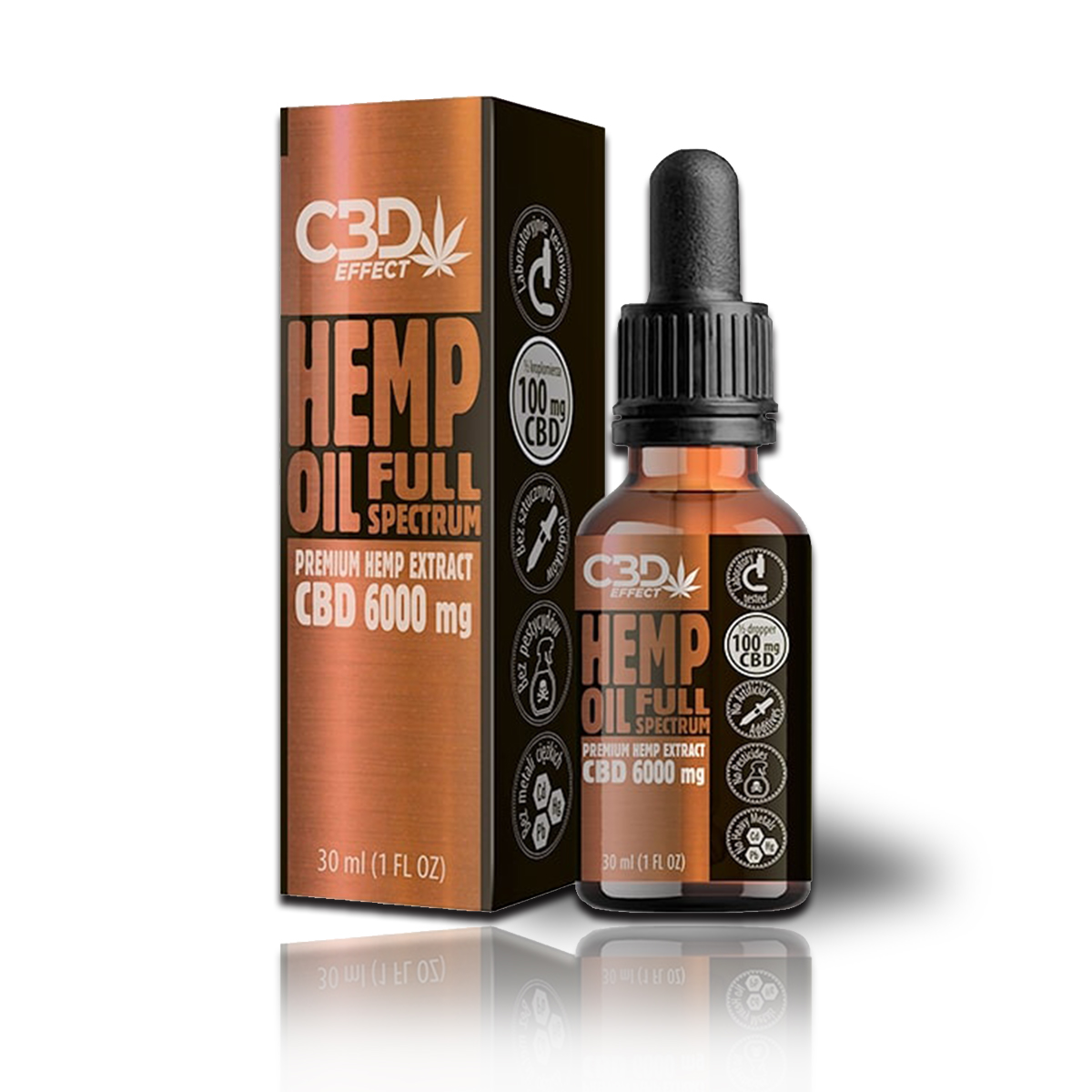 

Olejek konopny Cbd 20 % 6000mg Full Spectrum 30ml