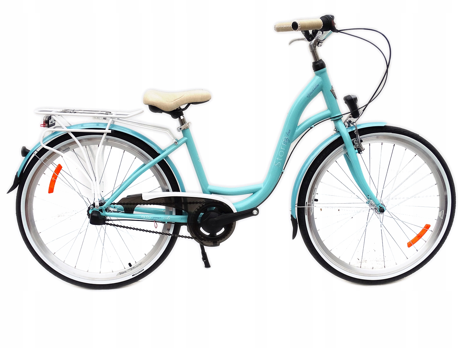 Rower Storm 26 Stockholm 3 Biegi Komunia Turkusowy 17''