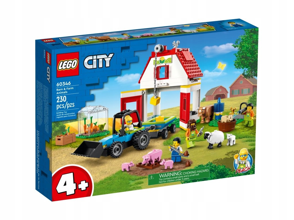 Lego City 60346 Statek a hospodářská zvířata Nové