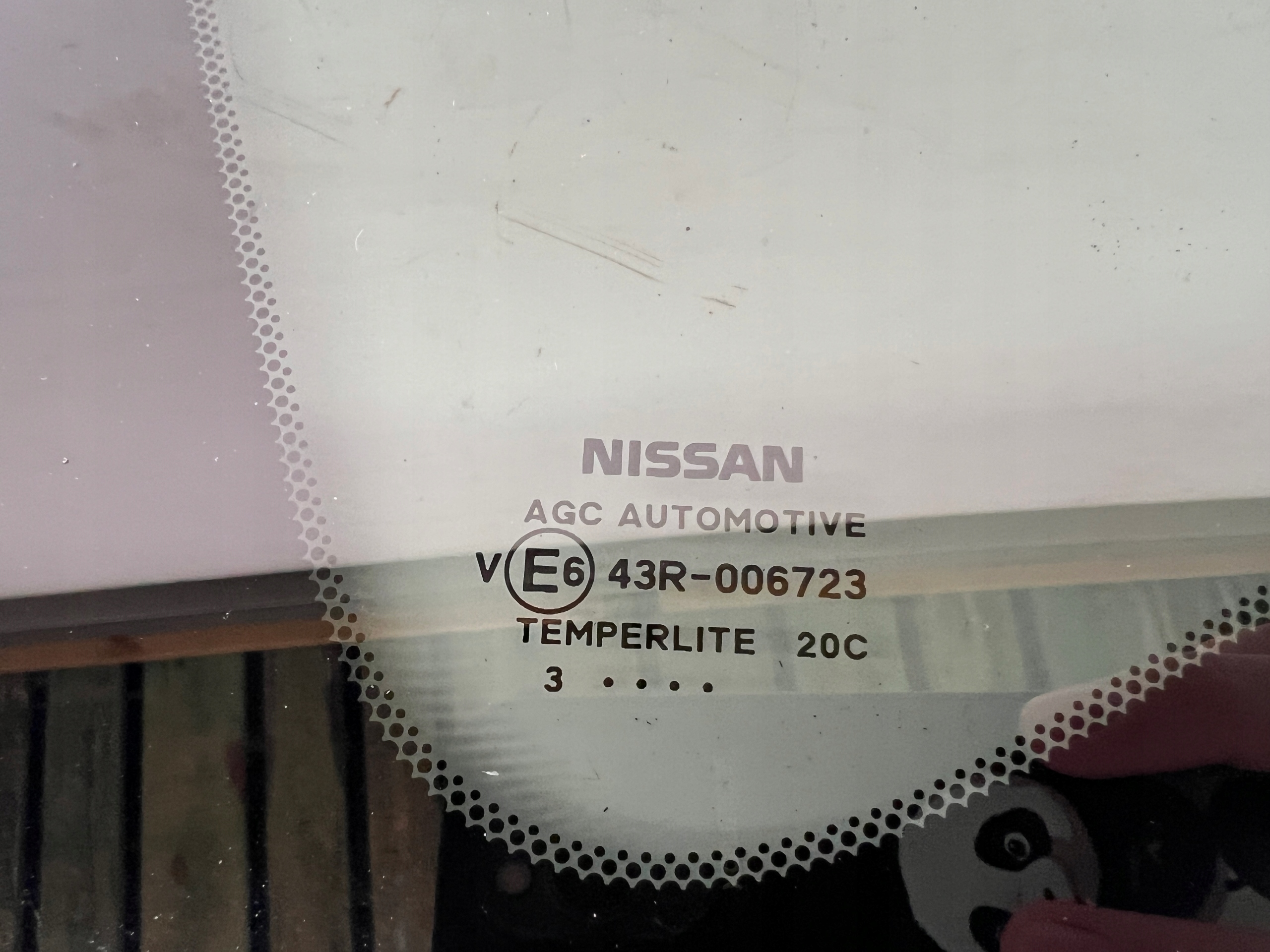 Nissan Note II E12 trojkat window bodywork left rear part left rear