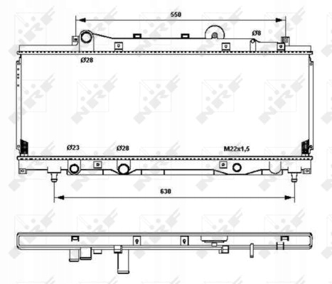 Chłodnica silnika NRF NRF 53202