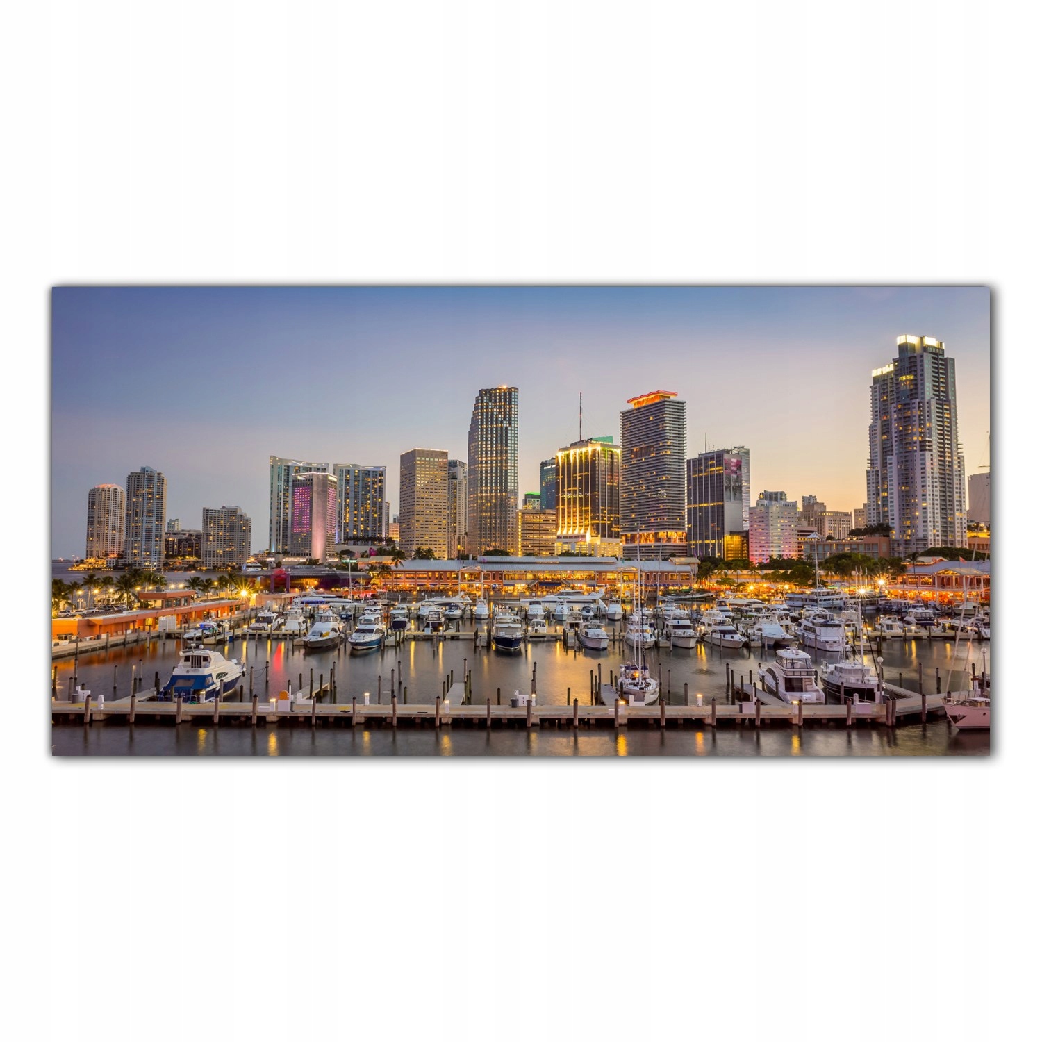 

Obraz Szklany Foto-obraz Miami Miasto Usa 140x70