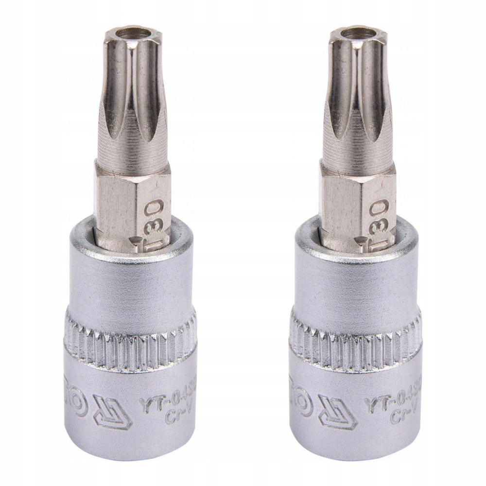 2x Klucz trzpieniowy Torx 1/4 T30 L37MM Yato 95G