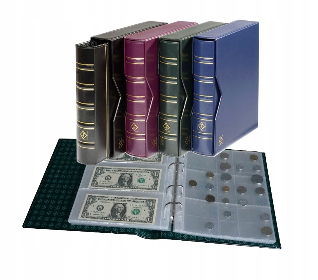 

Klaser Album Sh 2w1 na monety i banknoty