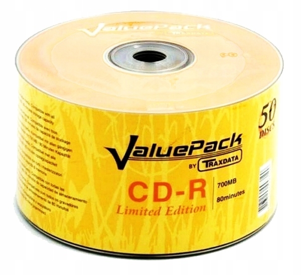 

TraxData Płyty Cd-r 700MB 80minut 50szt od Ritek