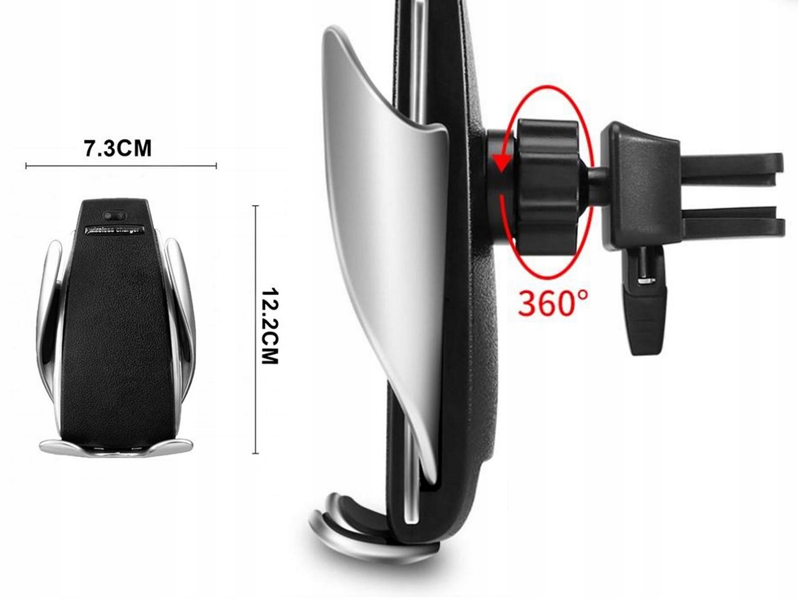 ŁADOWARKA INDUKCYJNA SAMOCHODOWY UCHWYT NA TELEFON Rodzaj do telefonów