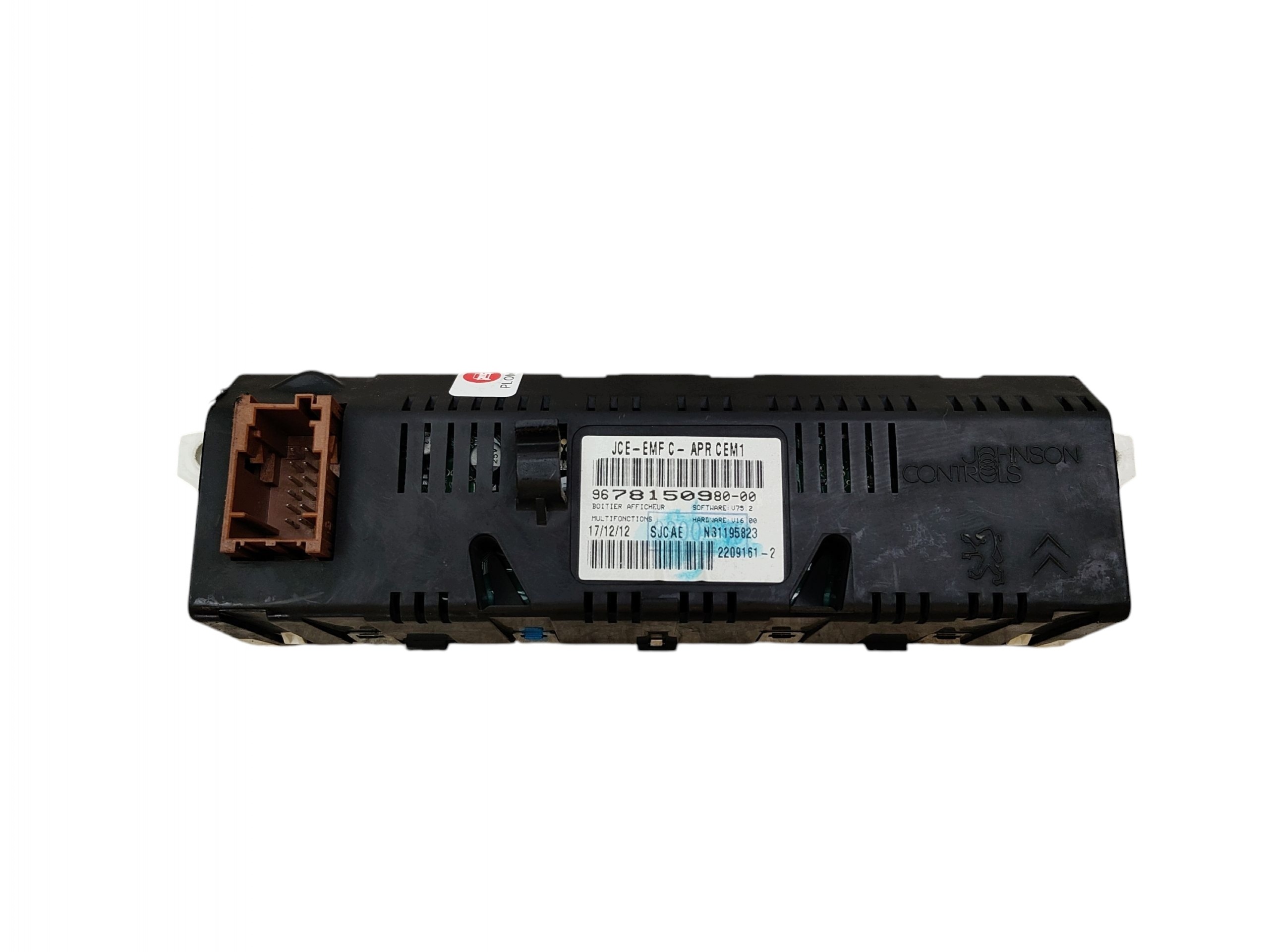 display KOMPUTERA ZEGARKA PEUGEOT 407 9678150980