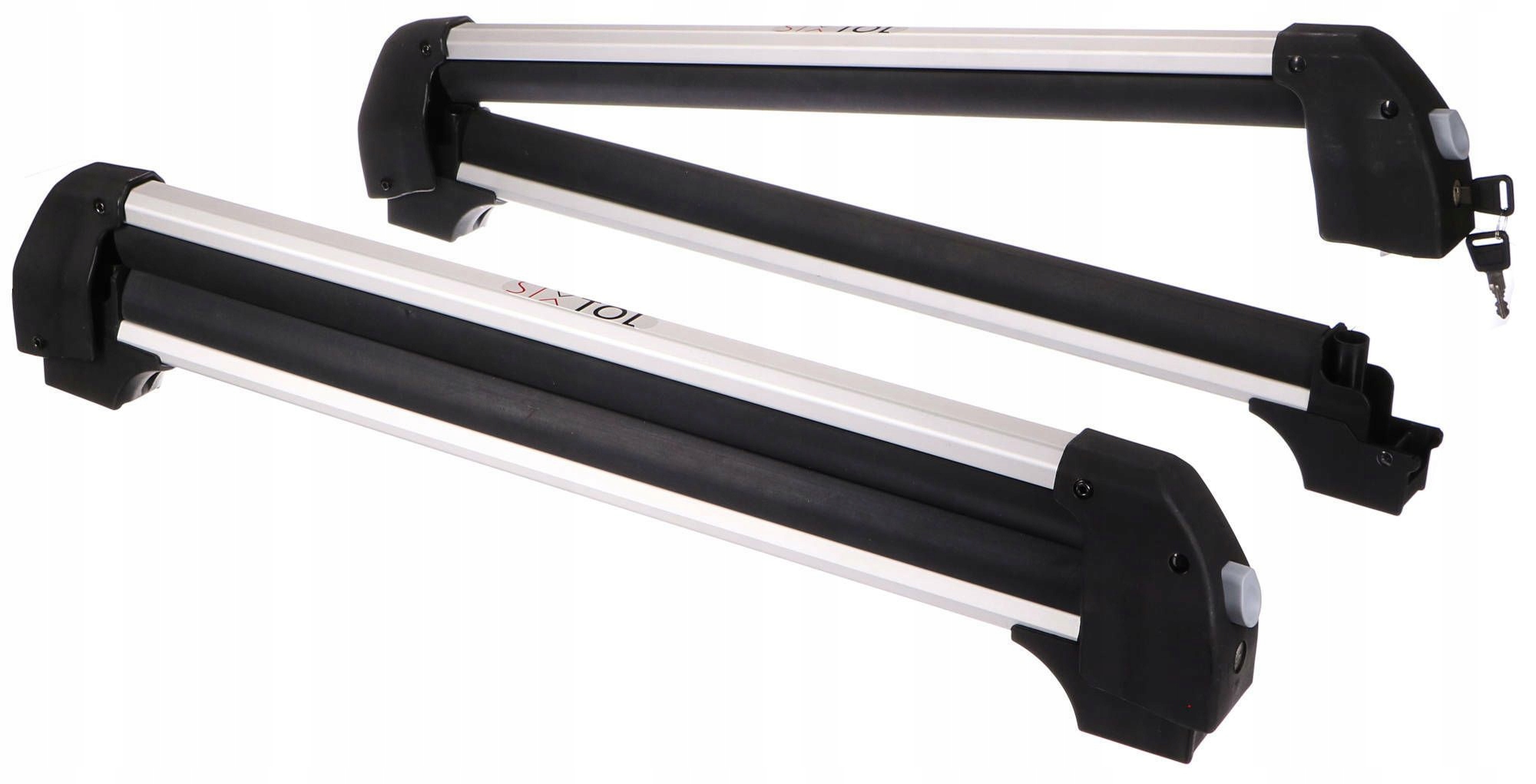 Střešní nosič lyží, snowboardů a wakeboardů se zámkem Roof Ski, 76 cm, nosn