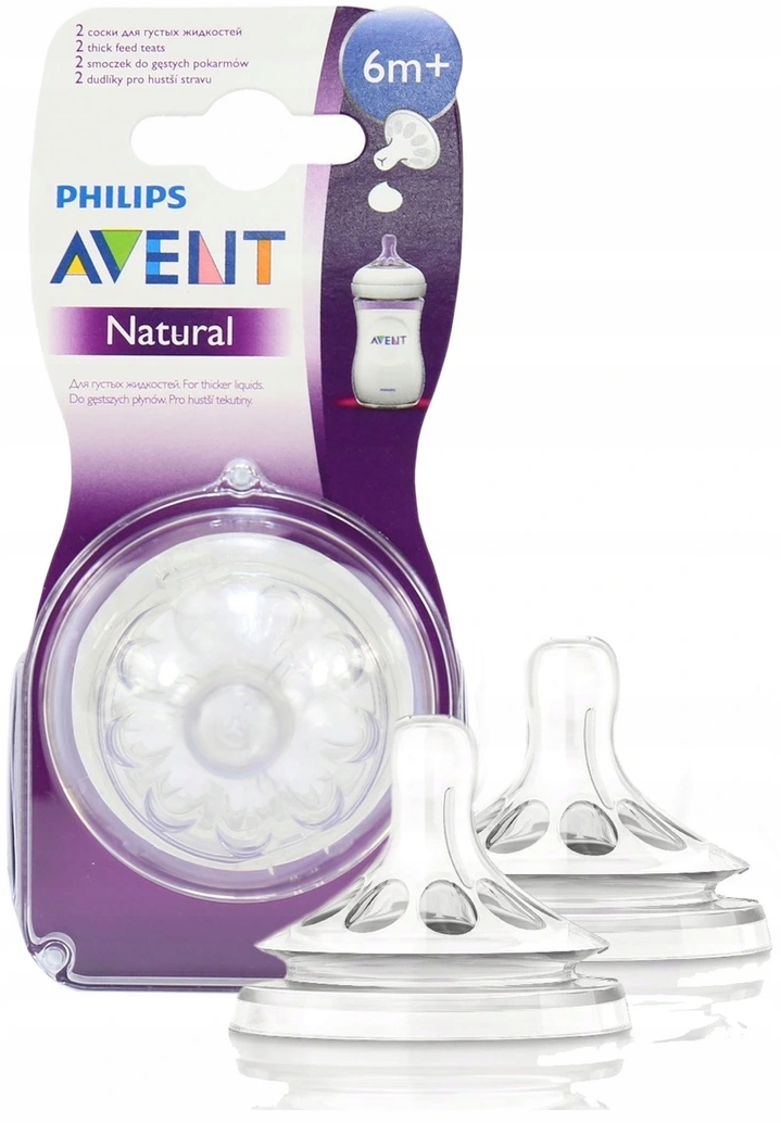 

Avent Natural Smoczek Y 6M+ Do Kaszki Gęstych Pok.