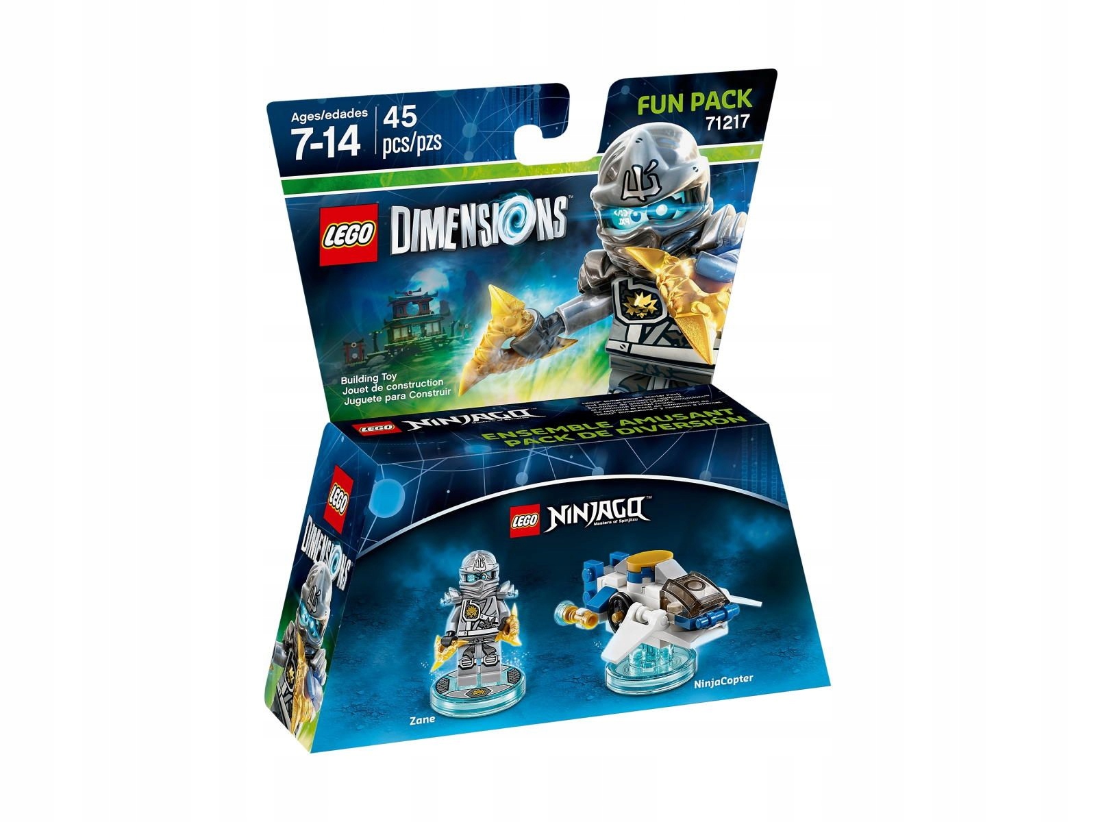 nový Lego Dimensions 71217 Ninjago Zane Fun Pack Misb 2015