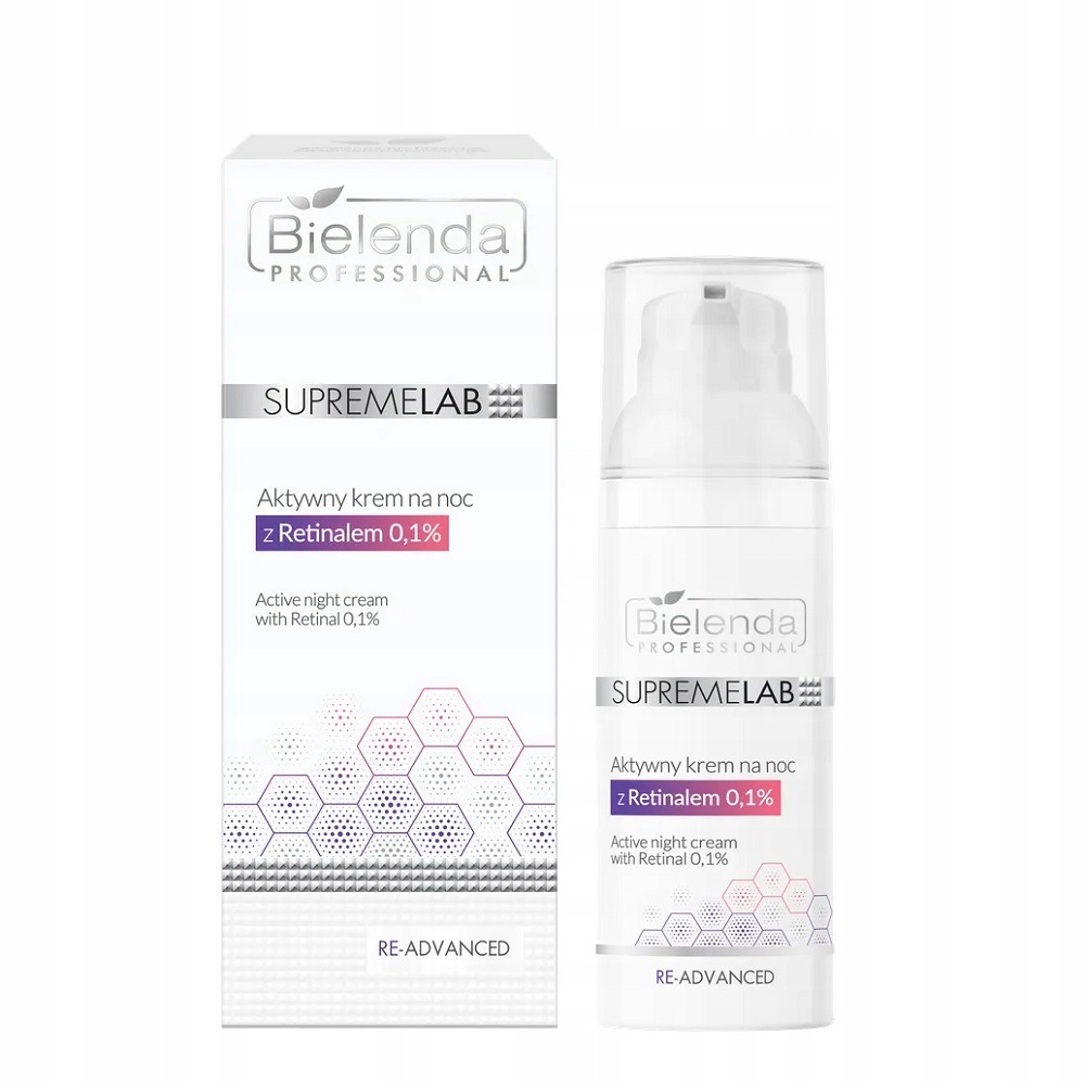 Noční krém Bielenda SupremeLab Re-Advanced s retinalem 0,1% 50 ml