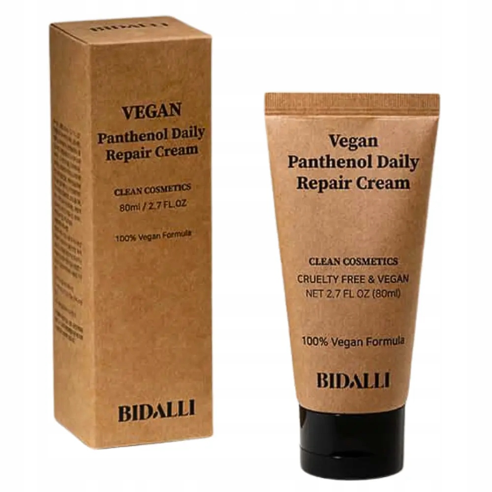 Bidalli Panthenol Daily Koreański Wegański Krem naprawczy do twarzy 80ml