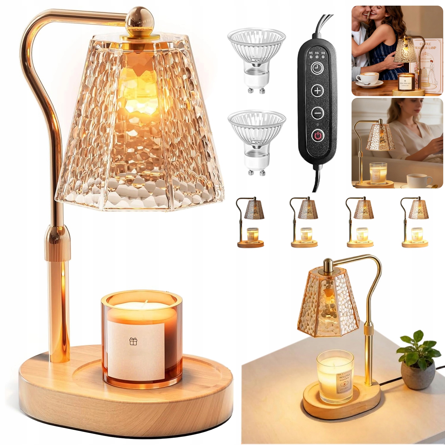 ПОДОГРЕВАТЕЛЬ СВЕЧЕЙ ЭЛЕКТРИЧЕСКАЯ АРОМАТИЧЕСКАЯ ЛАМПА С ТАЙМЕРОМ НАГРЕВАЕТ СВЕЧИ