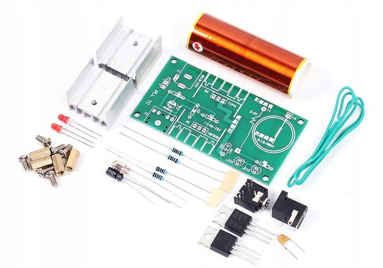 Cewka TESLI Generator Tesli 15W 12-24V DIY KIT Model PLL-TC