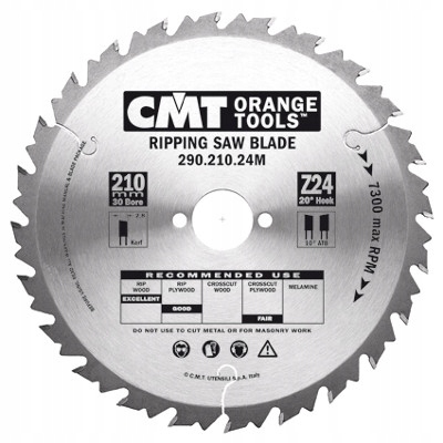 Cmt 290.240.24M Pila Hm 240x30x2,8/1,8 Z=24