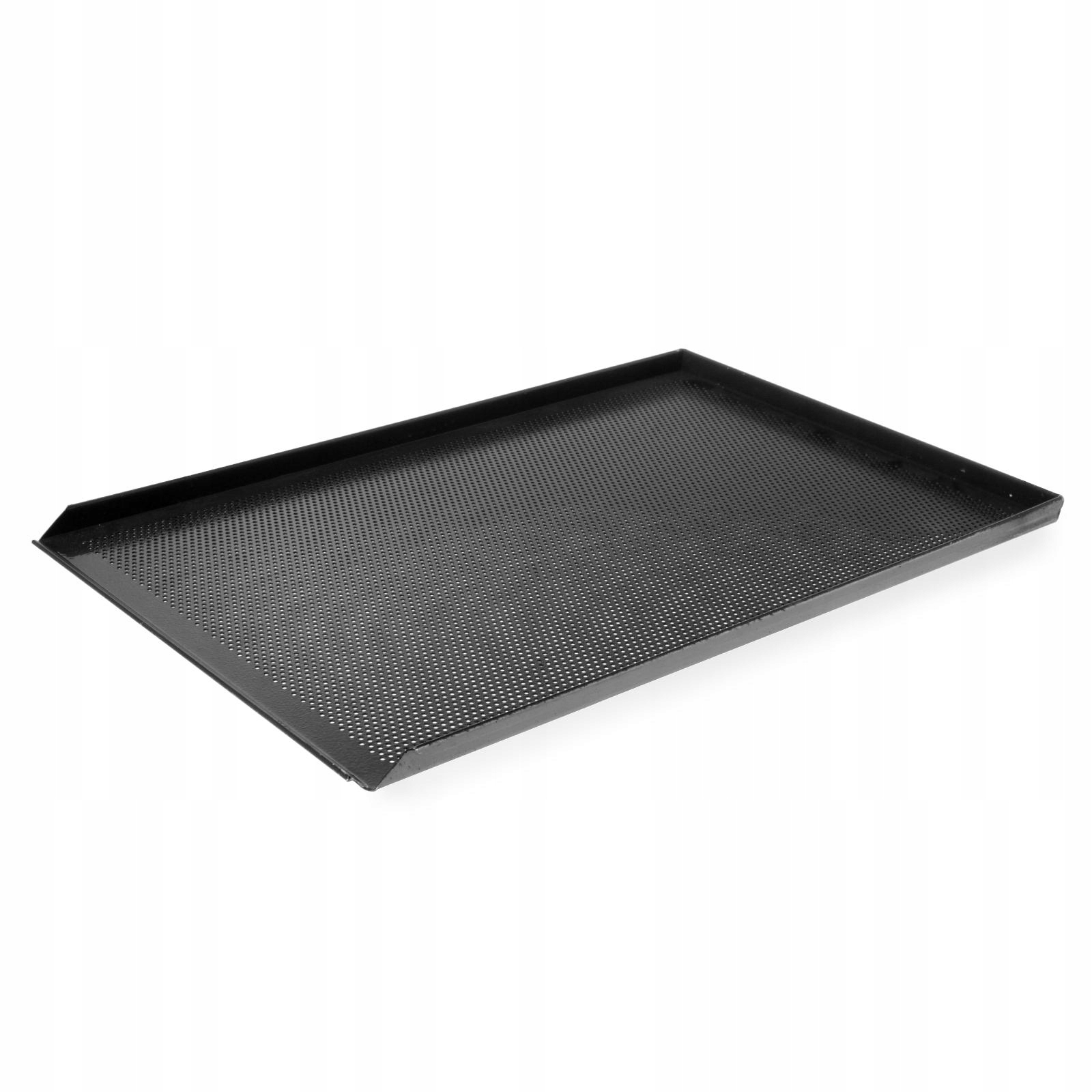 Pekárenský plech perforovaný Hendi 60x40 cm 3 okraje teflónový