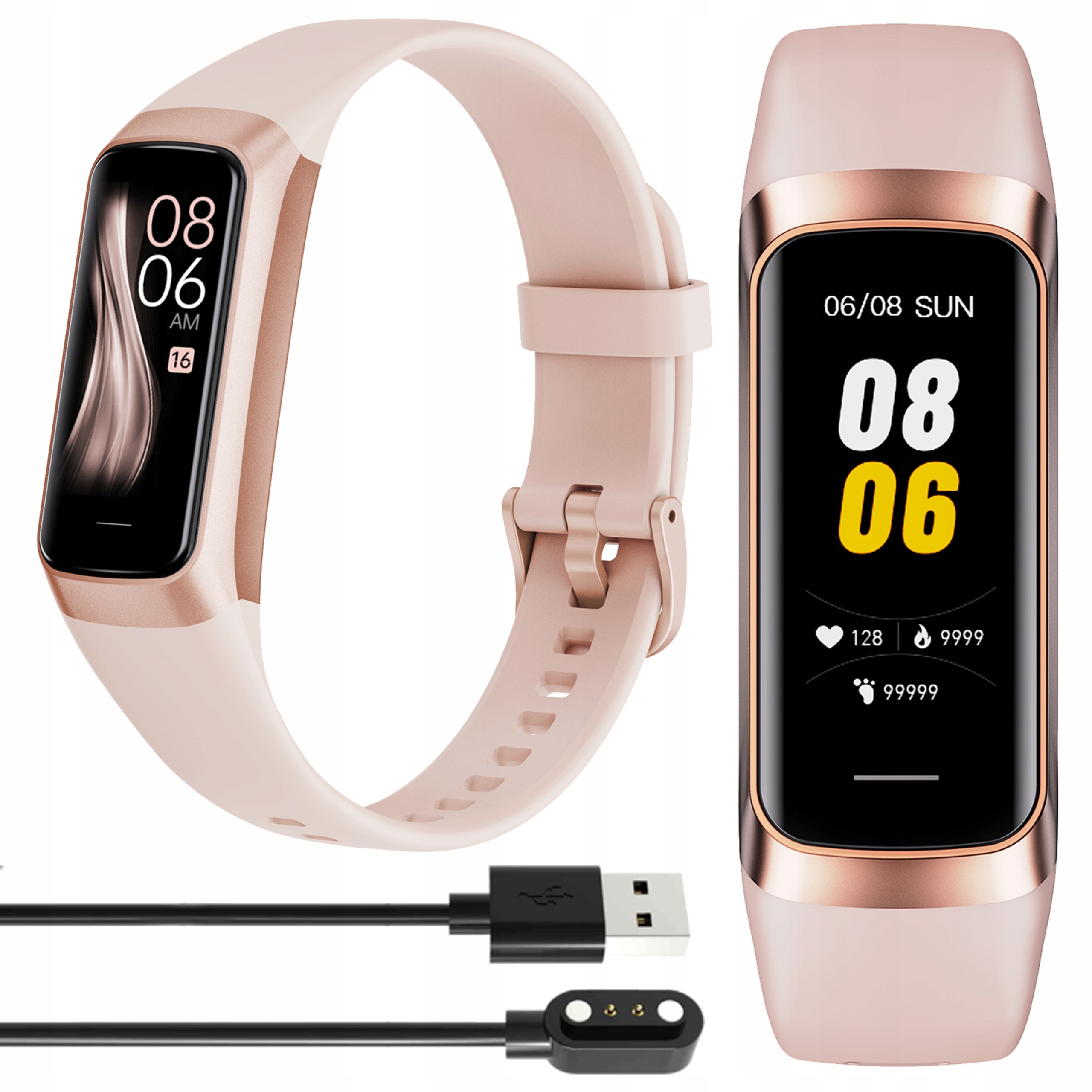 Zegarek Damski Smartband Opaska AMOLED PREMIUM