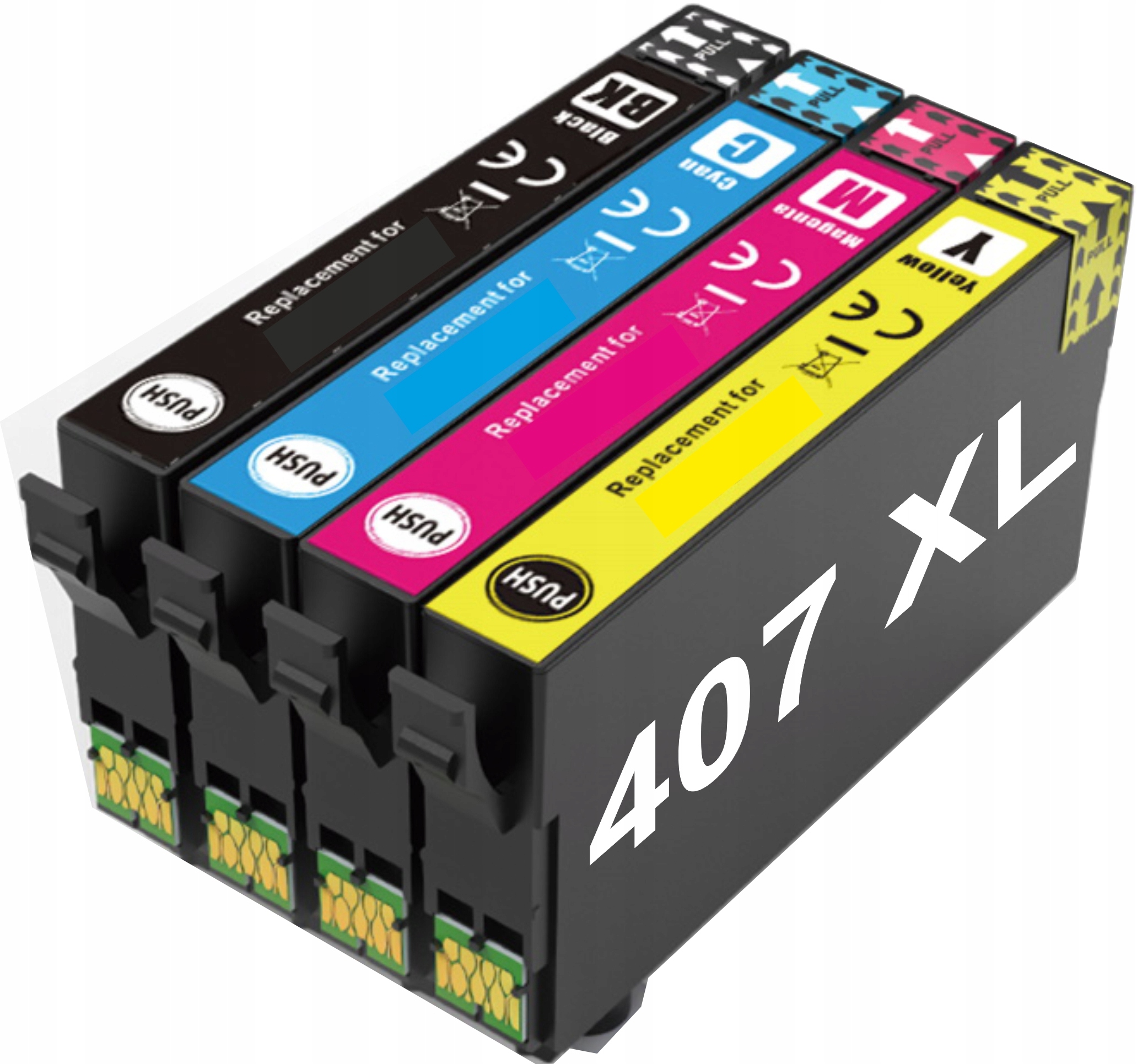 

4x Tusz 407 XL Do Epson WorkForce Pro WF-4745DTWF