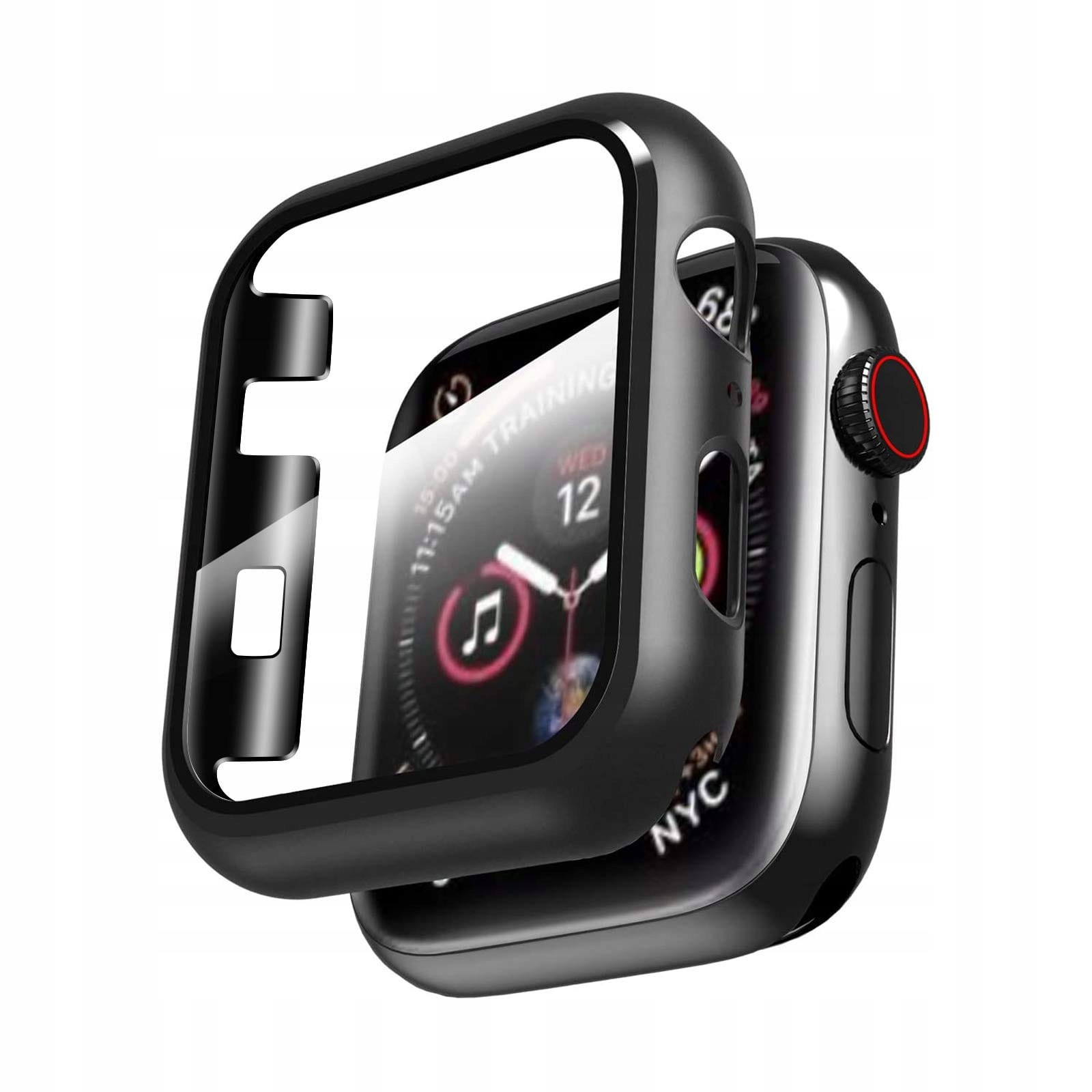 Etui z Osłoną ze Szkła Hartowanego dla Apple Watch Series 3/2 38mm 2szt..