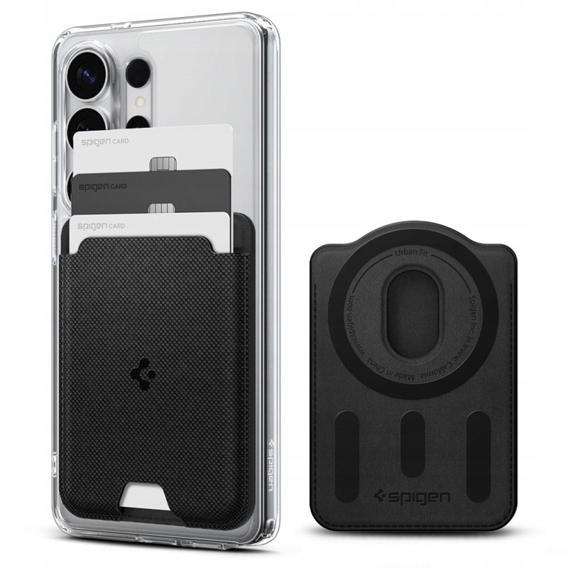 Portfel Magnetyczny Spigen do Telefonu MagSafe Urban Fit na Karty Czarny