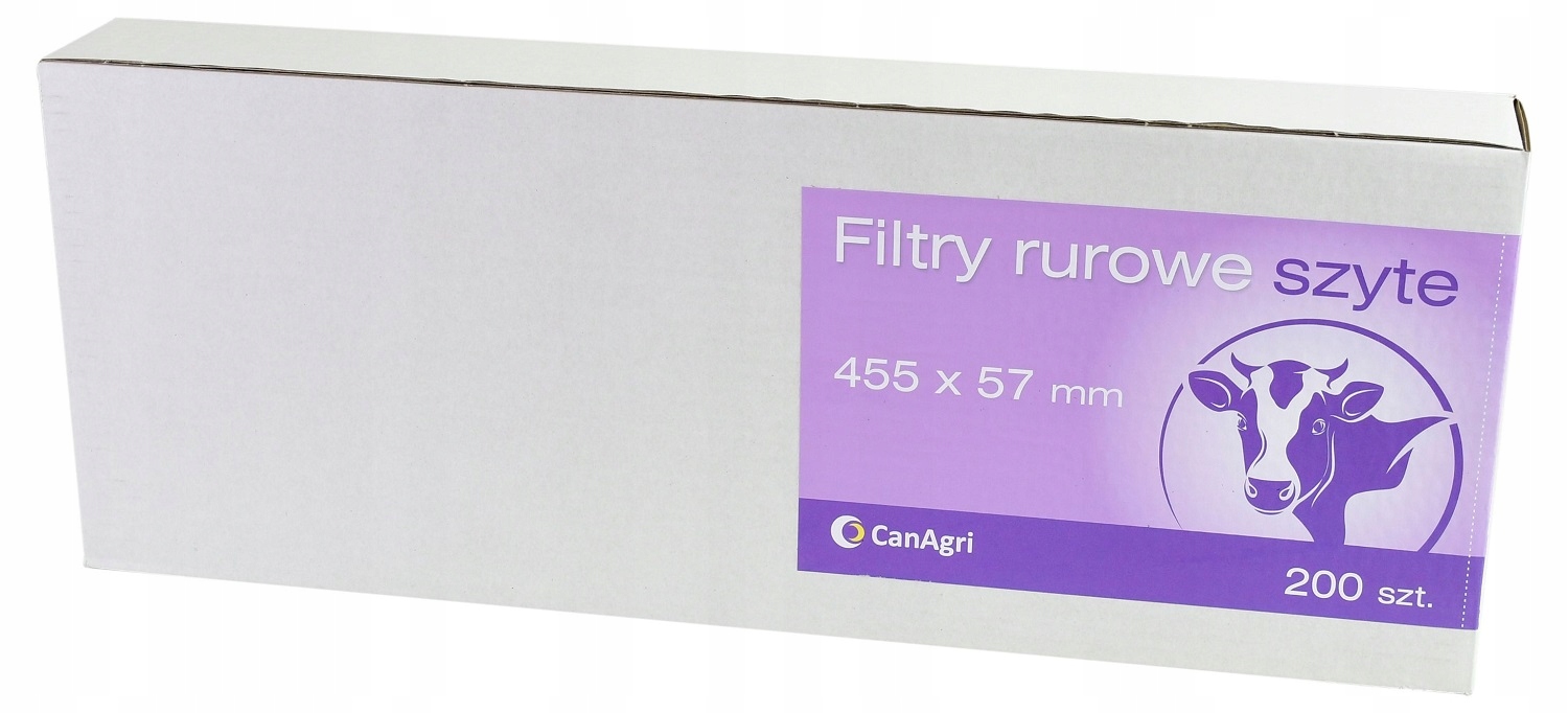 FILTRY RUROWE KOLUMNOWE DO MLEKA 455x57 200szt