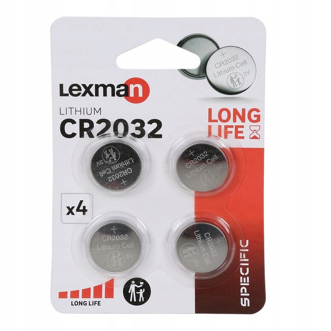 Bateria Lit Lexman L2 Cr2032 4 szt