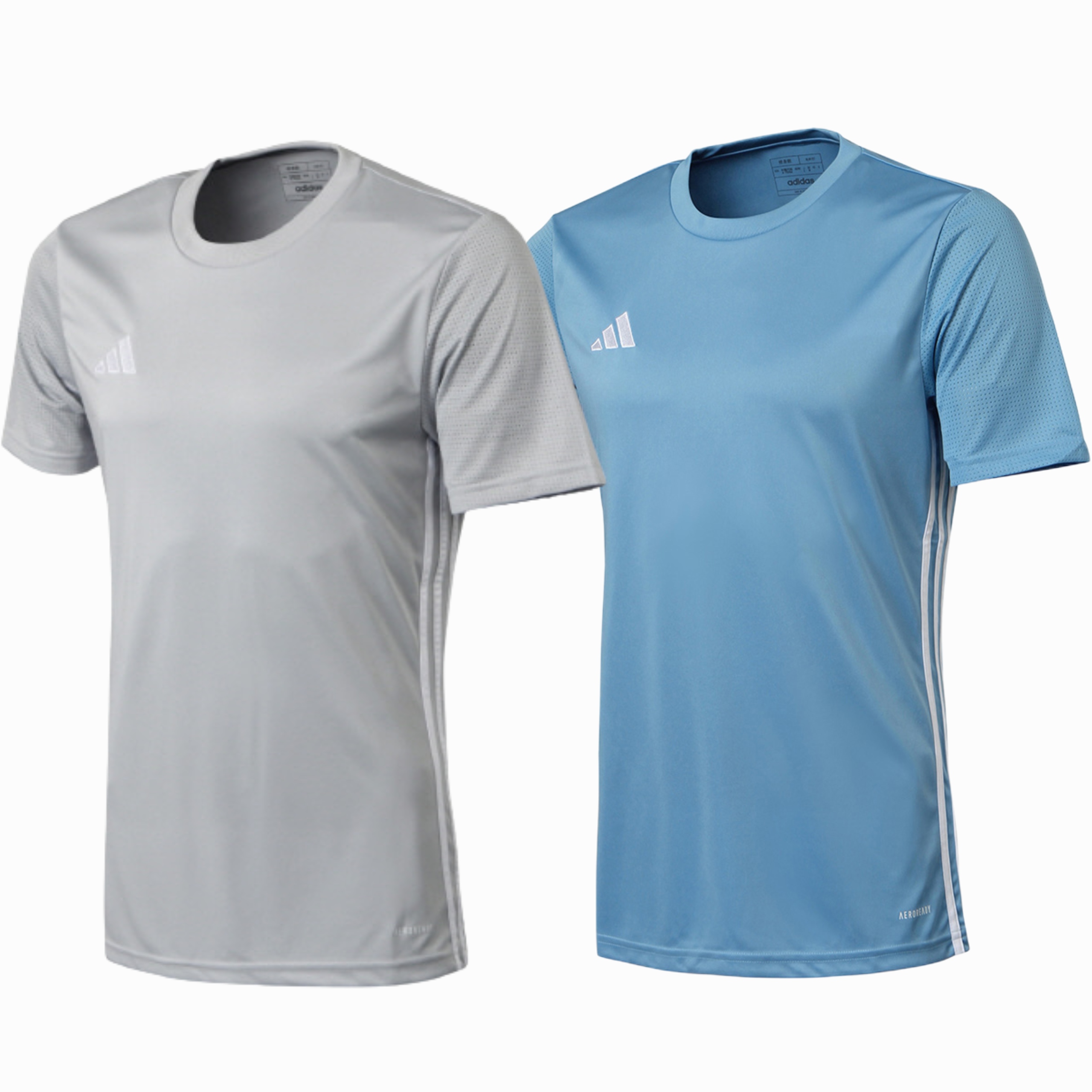 Zestaw Męski Adidas Komplet Popielata Niebieska Koszulka T-shirt r. L