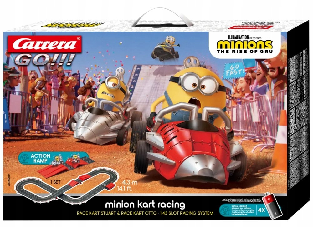 TOR CARRERA GO Minion Kart Racing Minionki 63507