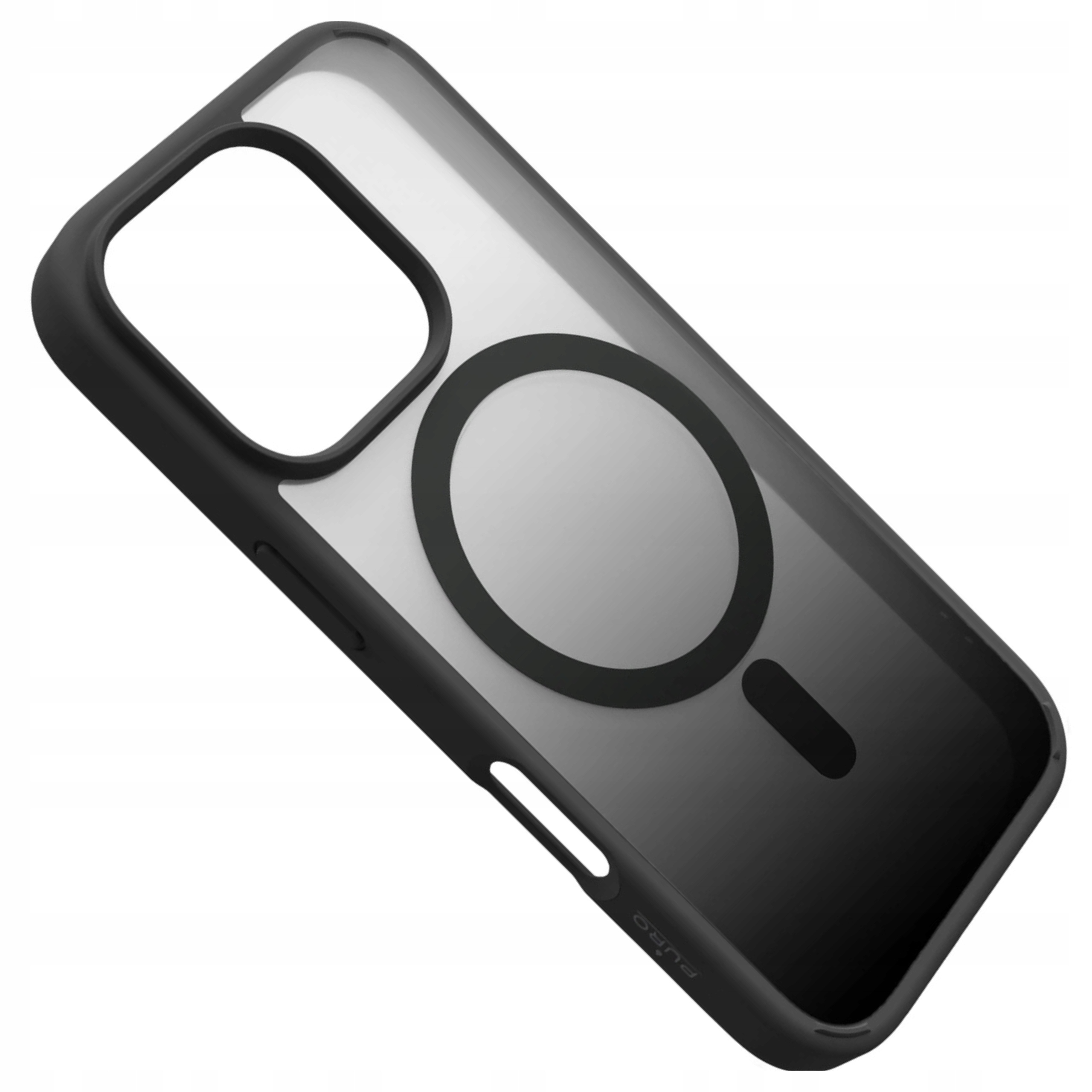 Pouzdro typu Puro Gradient MagSafe pro iPhone 16 Pro Max černé