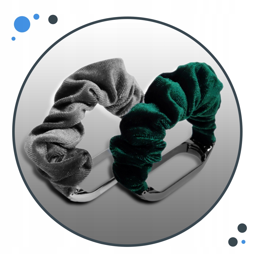 SCRUNCHIE OPASKA do XIAOMI MI BAND 5/6 - KOLORY Kompatybilność Xiaomi