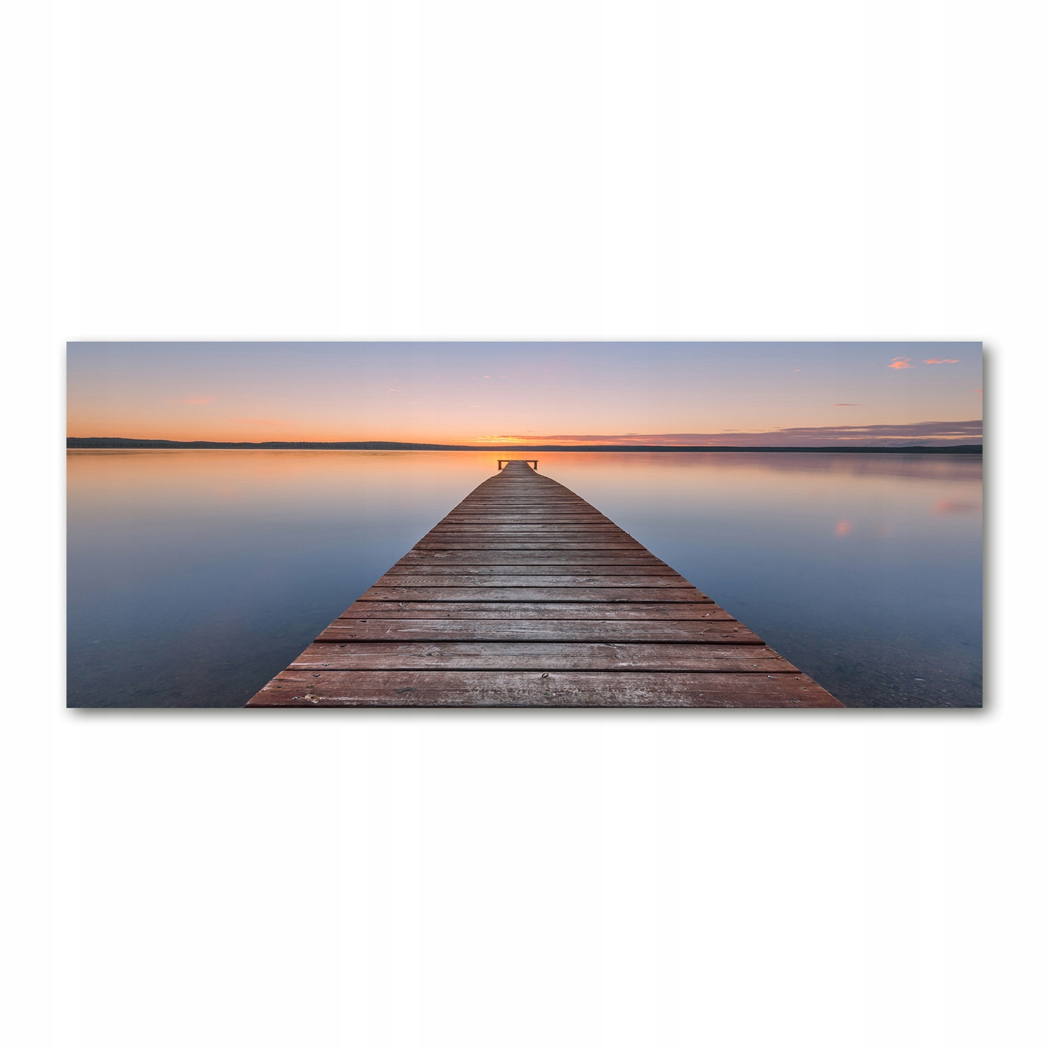 

Foto obraz akryl zdjęcie Drewniane molo 125x50 cm