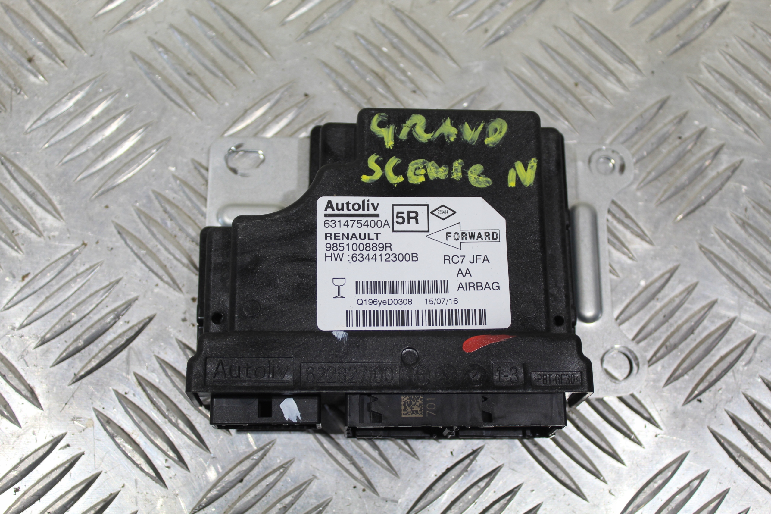 МОДУЛЬ ПОДУШКИ БЕЗОПАСНОСТИ SCENIC IV 4 985100889R