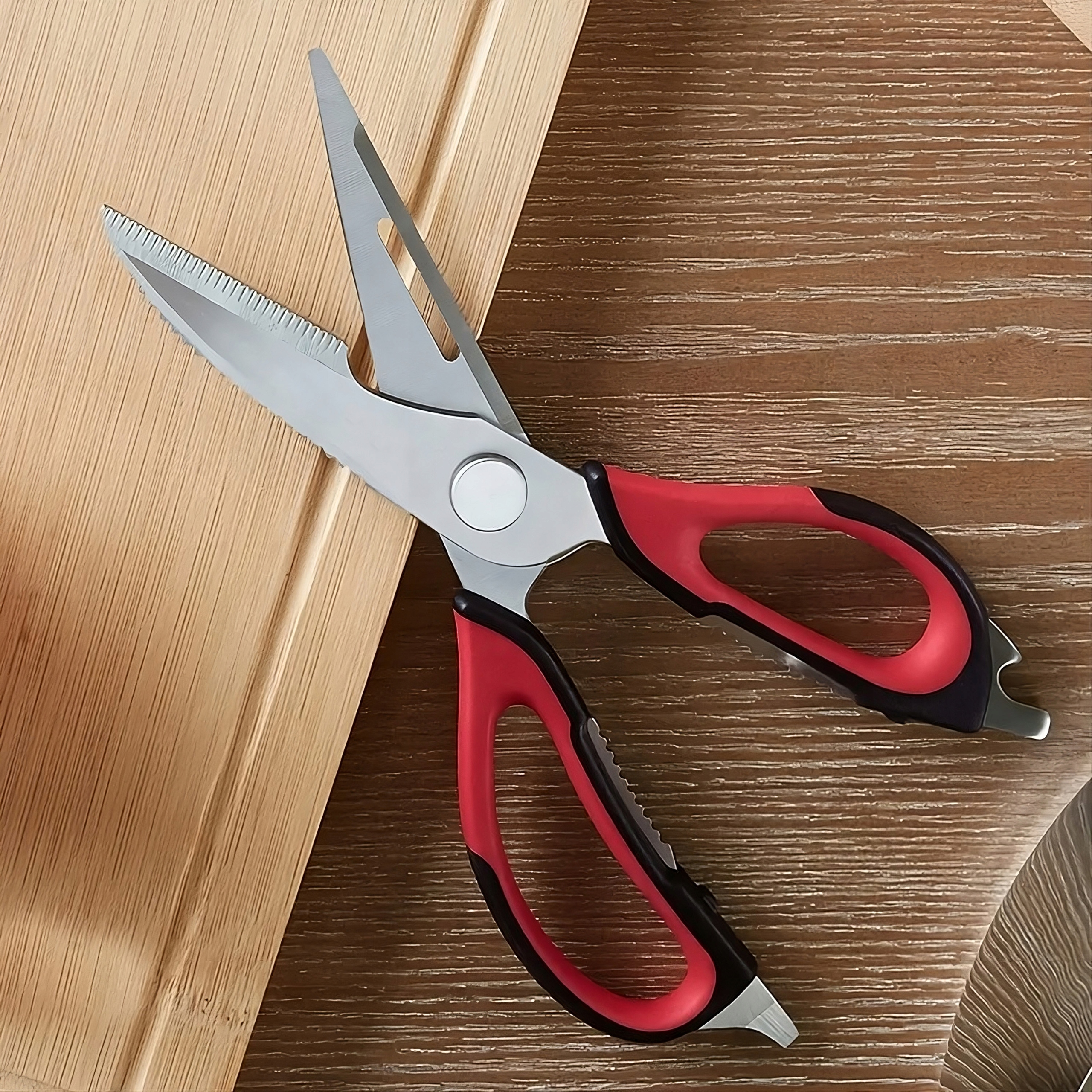 WIELOFUNKCYJNE NOŻYCE KUCHENNE ROZŁĄCZANE NOŻYCZKI OTWIERACZ Waga produktu z opakowaniem jednostkowym 0.6 kg