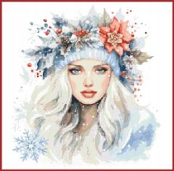 Křížková výšivka počítaná sada (kanva, mulina)